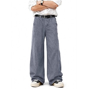 QNIM Jeans for Men Loose Fit