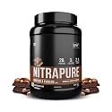 QNT Nitrapure, Blend of Whey Isolate &amp; Concentrate | 1kg, Kesar Malai Kulfi | Enriched with Ashwagandha, Ginseng &amp; Tribulus | Best Whey Protein for Muscle Gain | 28g Protein, 3g Creatine (per scoop)