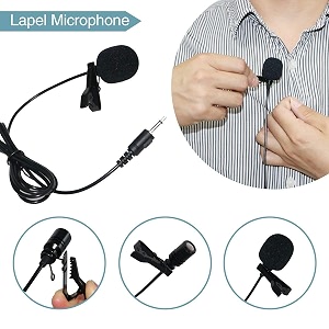 collar-mic-35mm hd sound quality amp noise cancellation clip collar mic usable for you-tube video39s  interviews  lectures  speech  travel video39s mic supported with all smartphone