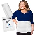 QORE LOGIQ Plus Size Abdominal Binder Post Surgery (White, XX-Large, 12")
