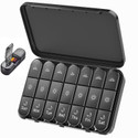 QOZWEID 7- DAY Day Medicine Box 3 Times a Day Weekly Pill Organizer for Travel Pill Box