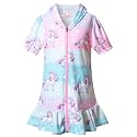 QPANCY Girls Hooded Zip Terry Coverups Swim Beach Cover-Up Cotton Summer Short Sleeve