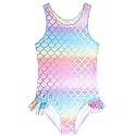 QPANCY Girls Swimsuits Unicorn Bathing Suits Toddler Kids One Piece Swimwear