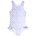 QPANCY Girls Swimsuits Unicorn Bathing Suits Toddler Kids One Piece Swimwear