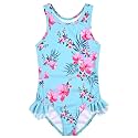 QPANCY Girls Swimsuits Unicorn Bathing Suits Toddler Kids One Piece Swimwear