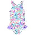 QPANCY Girls Swimsuits Unicorn Bathing Suits Toddler Kids One Piece Swimwear