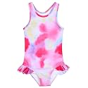QPANCY Girls Swimsuits Unicorn Bathing Suits Toddler Kids One Piece Swimwear