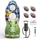 QPAU Inflatable Football Target, Life Size Design with Water Filled Base