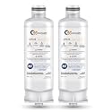 QPD 6B Refrigerator Water Filter Replacement for Samsung DA97-17376B, HAF-QIN – Compatible with Samsung RF23M8070SG/AA, BRF365200AP/AA – NSF Certified, Chlorine Reduction – (2-Pack)