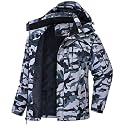 QPNGRP Men's Ski Jacket Winter Coat
