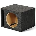 QPower 12" Single Subwoofer Box, Vented Speaker Enclosure