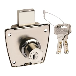 29 mm zinc cupboard lock with 2 reversible computer brass keyscabinet lockdrawer lockcupboard locks for wardrobe chrome finish pack of 4 pcs