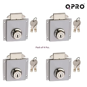 zinc cupboard lock with 2 reversible computer brass keyscupboard locks for wardrobe chrome finish pack of 4 pcs cbl sliding ultra key 25 mm