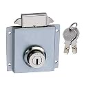 Sliding Cupboard Key Lock With 2 Reversible Computer Brass Keys/Cupboard Locks For Wardrobe (25 Mm, Pack Of 1Pcs.)
