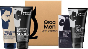 qraa diwali combo look good kit for men 4 items in the set