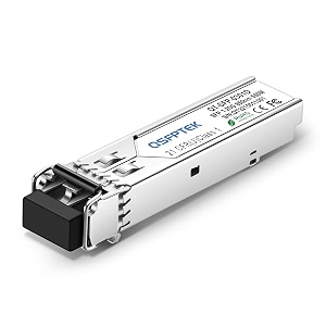 qsfptek for arista sfp-1g-sx gigabit sfp module 1000base-sx 850nm 550m ddm multimode lc mini-gbic transceiver