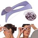 Eyebrow Face and Body Hair Threading and Removal System Tweezers for eyebrows, threading tool, threading machine for women, threading epilators for women (Purple)