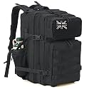 QT&QY 25L/35L/45L Military Tactical Backpack For Men Molle Daypack 3 Day Bug Out Bag Hiking Rucksack With Bottle Holder