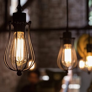 quace antique vintage edison bulb - 40 watt - st58 - squirrel cage filament - 230 lumens - dimmable - e27 bulb base  filament light bulbsamber