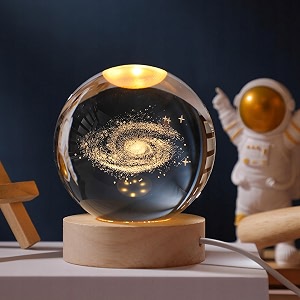 Quace Galaxy Solar System Crystal Ball Night