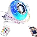 Quace Wireless Light Bulb Speaker, Bluetooth Light Bulbs with Speaker, RGB Smart Music Bulb with Remote Control, B22 Color Changing Bulb Lamp for Bedroom, Home, Party, Diwali, Christmas, Halloween