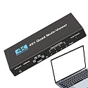 Quad Monitor | SPIRTTOR Quat SCREAU - 4-in-1 4K in 1 4K Multi-Display Adapter for Setup Game Setup Security 4K Quality Experience with this rep