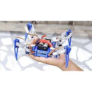 quadruped spider robot diy kit 3d printed parts with screws  without servos