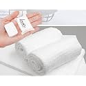 QUALIALL Compressed Washcloths Towels, Premium Disposable Wash Cloths for Travel Camping