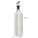 Oil Dispenser Bottle for Kitchen 500 ML Glass Oil Bottle(Pack Of 2)