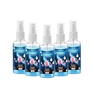 quarant 80 alcohol based instant hand sanitizer spray 100ml pack of 5