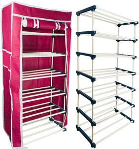 QUARCK Plastic Open Book Shelf Finish Color