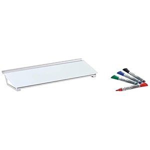 quartet infinity glass desktop pad amp quartet glass board dry-erase markers - pack of 4 multicolour