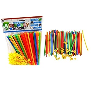 quasar educational building blocks smart stick with different shape game set for kids smart sticks best fun toys for kids return gift - multicolor
