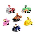 Quasar Pup Buddies Dog Hero Rescue Action Pack Pup Badge Ryder Tracker Robot Dog Everest Team Mission Toy (Dog with Boy Team Figure) - Pack of 6 - Multicolor