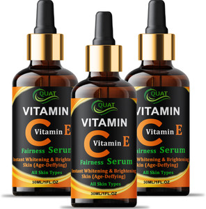 quat improved vitamin c facial serum- for anti aging  smoothening  brightening face 90 ml