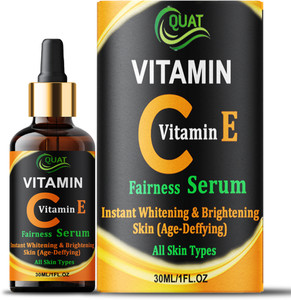 quat improved vitamin c facial serum- for anti aging  smoothening  brightening face 30 ml