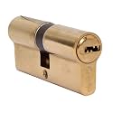 QUBA Both Side Computer Key Cylindrical Door Lockq, Copper