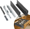 QUBAA Under Mount Full Extension Drawer Slide (Pack of 2)