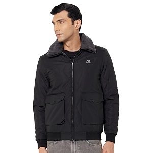 Qube By Fort Collins Mens Fur Collar