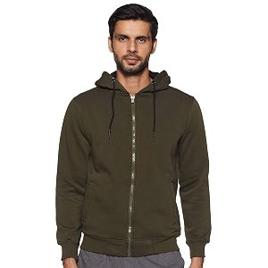 Qube By Fort Collins Men Cotton Hooded