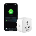 Qubo 10A Smart Plug | Wi-Fi+BT | App & Voice Control | For Small Appliances Smart Plug