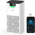 Qubo Q500 Up to 500 Sq. Ft.| True HEPA H13 | Removes 99.99% Dust, Allergens, Smoke, Virus & PM2.5 | 380 m/h CADR |5-Stage Filter|App & Voice Control| 9000 Hrs Filter Life Portable Room Air Purifier (White)
