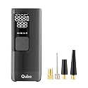Qubo Digital Tyre Inflator MAX by Hero Group | 5200 mAh Battery+12V Port | 150 PSI | Quick Inflation | Digital Display | 5 Air Fill Modes | Auto Cut-Off | Multi-Nozzle Compatible | Emergency Light