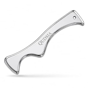 qudisa 4-in-1 bird hook fascia knife iastm tool 304 stainless steel muscle scraper for deep tissue techniques myofascial techniques trigger point care gua sha and physical therapy support 5 mm thick