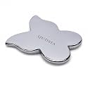Qudisa Butterfly Stainless Steel Gua Sha Massage Tool for Face and Body, IASTM Muscle Scraping Tool for Deep Tissue Massage, Fascia Massage, Soft Tissue Care and Relaxation, Mirror Polished, 5 mm Thick