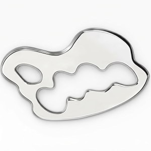 qudisa stainless steel iastm tool professional soft tissue care and muscle scraping tool for gua sha deep tissue techniques myofascial techniques and relaxation back and legs 8 mm thick