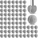 Queekay 150 Pcs Precut Tennis Balls for Chair Legs Classroom Bulk,Gray