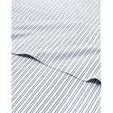 Striped Queen Sheets Set, 4 Pieces, 16" Deep Pocket - Blue Double Stripes