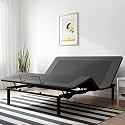 Queen Adjustable Bed Frame with Wireless Remote, Dual Motors