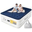 Queen Air Mattress with Built in Pump, 18" Queen Size Blow Up Mattress